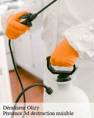 Dératiseur olizy-51700 Presence 3d destruction nuisible